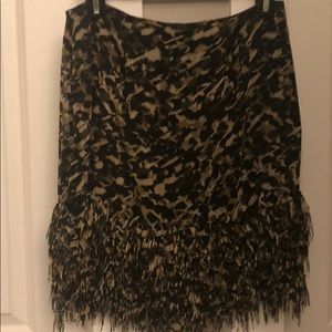 Ann Taylor camo skirt